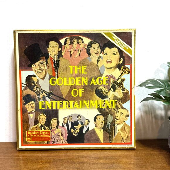 Vintage Reader's Digest Golden Age of Entertainment 10 Vinyl Records Box Set LP - Picture 1 of 16
